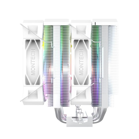 Montech NX600 ARGB Procesor Chłodnica powietrza 12 cm Biały 1 szt.