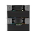 Montech NX600 ARGB Procesor Chłodnica powietrza 12 cm Czarny 1 szt.