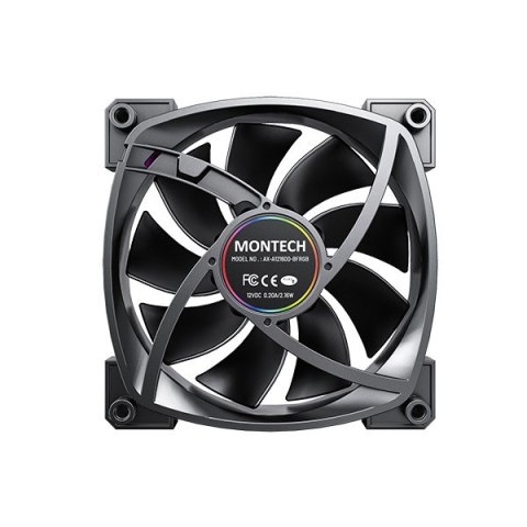 Wentylator Montech AX120 PWM ARGB, 3 szt., - 120mm