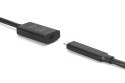 Aktywny przedłużacz USB 3.2 Gen2 10G, USB-C - USB-C, 5m