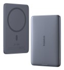 Baseus PicoGo Ultra-Slim 5000 mAh Bezprzewodowe ładowanie Szary