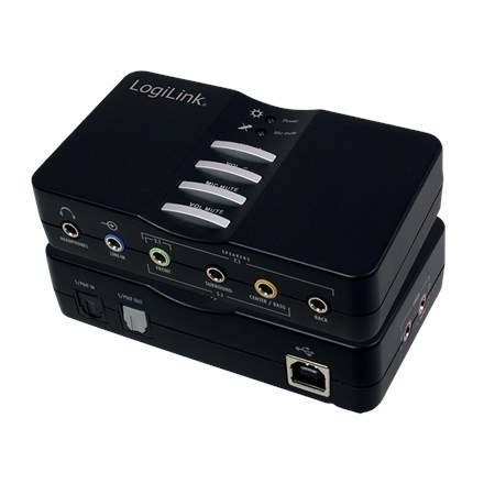 LogiLink USB Sound Box Dolby 7.1 8-Channel 7.1 kan.