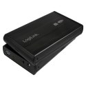 Logilink | Obudowa pamięci masowej | Obudowa 3,5 cala S-SATA HDD USB 3.0 Alu | Dysk twardy | 3,5" | SATA 3Gb/s | USB 3.0