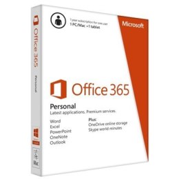 Microsoft QQ2-00615 Office 365 Personal, Full packaged product (FPP), License term 1 year(s), Latvian, Medialess