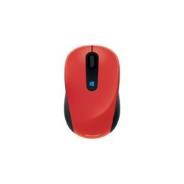 Microsoft | Sculpt Mobile Mouse | Czarny, czerwony