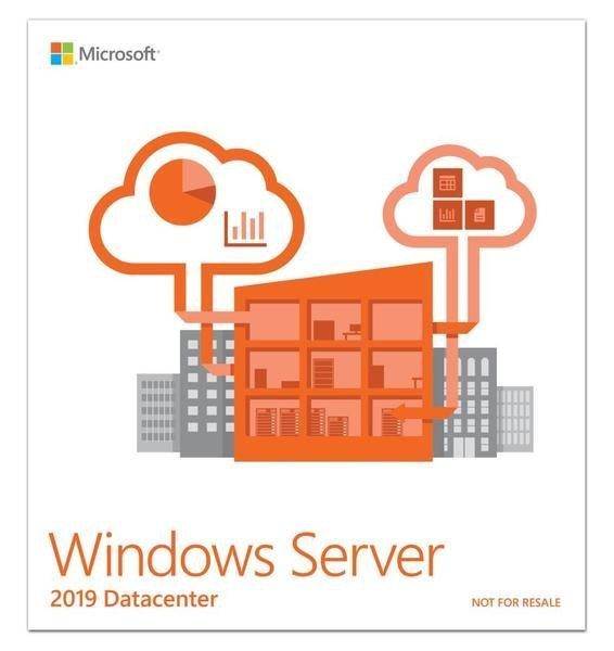 Microsoft Windows Server 2019 Datacenter - 64-bit P71-09023 DVD-ROM, 16 cores, Licence, EN