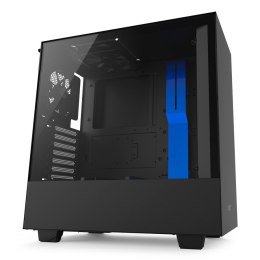 NZXT H500 Side window, Black/Blue, ATX, Power supply included No