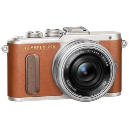 Olympus PEN E-PL8 + 14-42mm EZ Pancake Mirrorless Camera Kit, 16.1 MP, ISO 25600, Display diagonal 7.62 ", Video recording, Wi-F