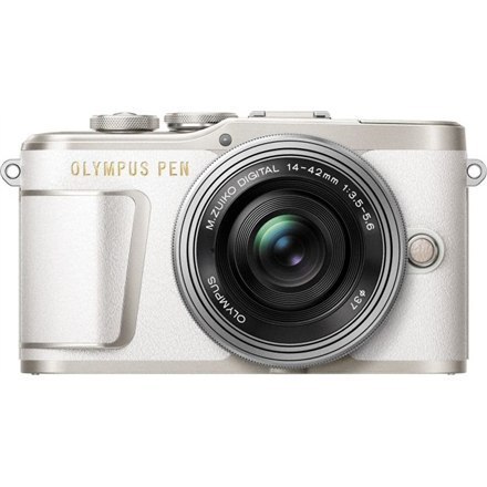Olympus PEN E-PL9 Kit 14-42 Mirrorless Camera Kit, 16.1 MP, ISO 25600, Display diagonal 3 ", Video recording, Wi-Fi, White/Silve