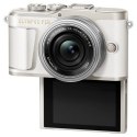 Olympus PEN E-PL9 Kit 14-42 Mirrorless Camera Kit, 16.1 MP, ISO 25600, Display diagonal 3 ", Video recording, Wi-Fi, White/Silve