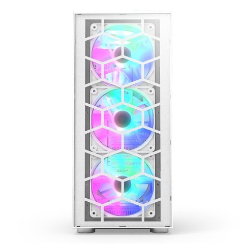 Obudowa komputerowa Montech X3 TG RGB biała