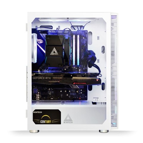 Obudowa komputerowa Montech X3 TG RGB biała