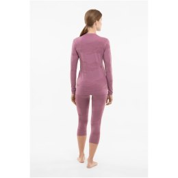 Bielizna damska VIKING Gasher Lady Set 3/4 Merino różowa XL