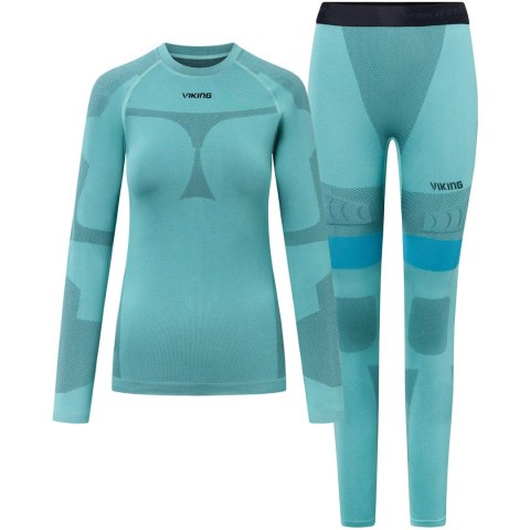 Bielizna damska VIKING Volcanica Lady Set turkusowa S
