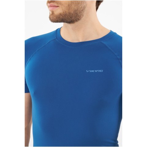 Bielizna męska VIKING Lockness Man Shortsleeve niebieska S