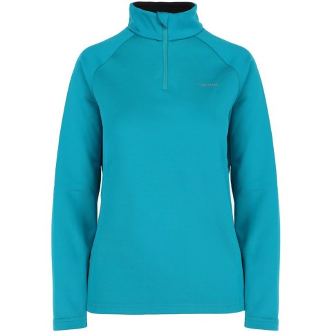 Bluza damska VIKING Jukon Half Zip turkusowa L