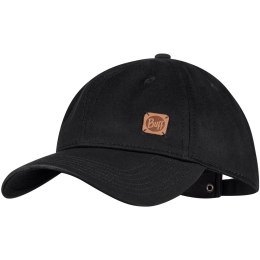 Buff Solid Black Czapka z daszkiem Bawełna, Poliester