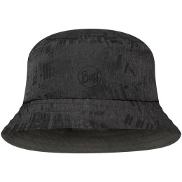 Kapelusz BUFF TRAVEL BUCKET HAT GLINE BLACK-GREY S/M S/M