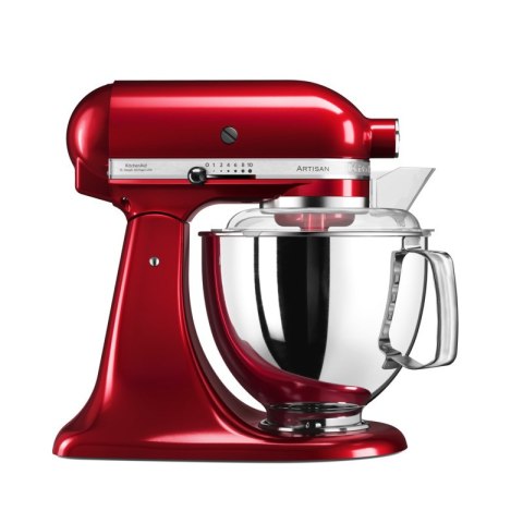 Mikser Planeta KitchenAid Artisan Elegance 5KSM175PSECA 300W 10 prędkości 4.8L kolor Candy Apple