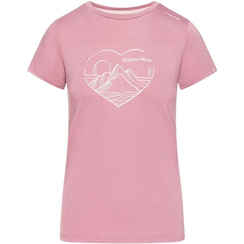 T-shirt damski VIKING Lenta Bamboo Light Lady różowy XS