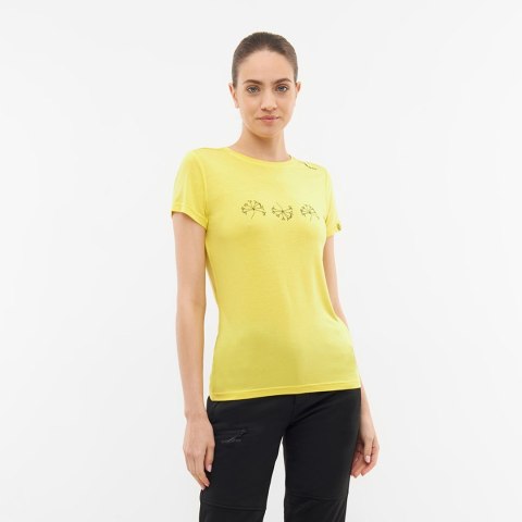 T-shirt damski VIKING Lenta Bamboo Light Lady żółty XS