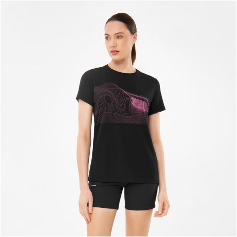 T-shirt damski VIKING Morain Lady Bamboo czarny L