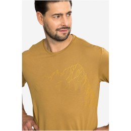T-shirt męski VIKING Morain Bamboo Man jasno brązowy XL