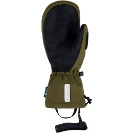 Rękawice freeride'owe dla dorosłych VIKING Norvik Pro Mitten khaki z białą skórą 7