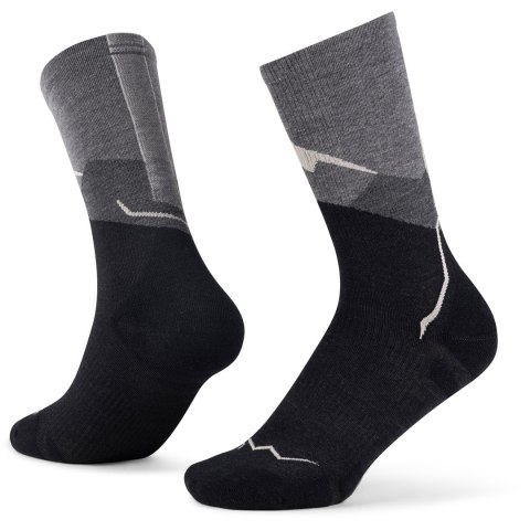 Skarpetki Buff MERINO LIGHTWEIGHT CREW SOCK LWC1 GRAPHITE S 36/38