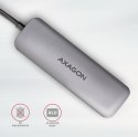 Axagon HMC-HCR3A 3x USB-A+ HDMI+ SD/microSD USB-C 3.2 Gen 1 hub 20cm Przewodowa USB 3.2 Gen 1 (3.1 Gen 1) Type-C Szary