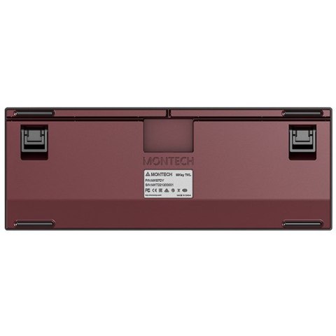Klawiatura do gier Montech MKey TKL Darkness - GateronG Pro 2.0 Czerwona (US)