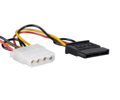 Akasa AK-PE080-03 adapter zasilający/ inwentor Wewnętrzna 80 W Czarny, Niebieski, Czerwony, Biały, Żółty