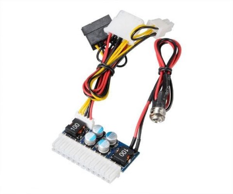 Akasa AK-PE080-03 adapter zasilający/ inwentor Wewnętrzna 80 W Czarny, Niebieski, Czerwony, Biały, Żółty