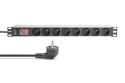Digitus DN-95402-1-FR rozdzielacz zasilania PDU 8 x gniazdo sieciowe 1U
