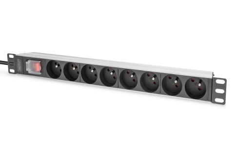 Digitus DN-95402-1-FR rozdzielacz zasilania PDU 8 x gniazdo sieciowe 1U