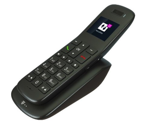 Telefon bezprzewodowy DECT/GAP/CAT-iq Deutsch Telekom Speedphone 32 Heban