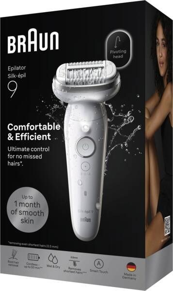 Braun Silk-epil 9 Srebrny
