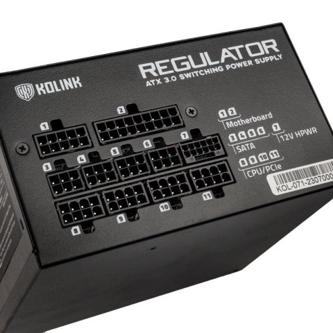 Kolink Regulator moduł zasilaczy 850 W 20+4 pin ATX ATX Czarny