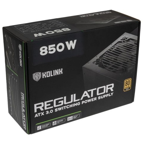 Kolink Regulator moduł zasilaczy 850 W 20+4 pin ATX ATX Czarny