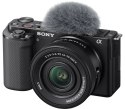Sony ZV-E10 + E PZ 16-50mm F3.5-5.6 OSS II Bezlusterkowiec 24,2 MP CMOS 6000 x 4000 px Czarny