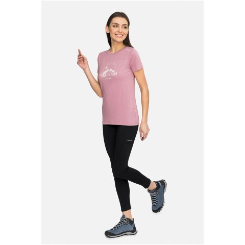 T-shirt damski VIKING Lenta Bamboo Light Lady różowy XS