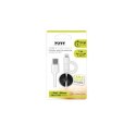 PORT CONNECT 2 in 1 (Lightning + Micro-USB) to USB Cable (for iPad/iPhone) Micro-USB, Lightning, 1.2 m, White