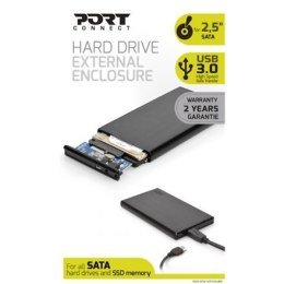 Port Connect Hard drive external enclosure SATA 1000 GB, 2.5 