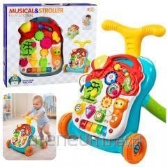 Chodzik Pchacz Edukacyjny Stolik Panel Interaktywny 5w1 Wielokolorowy