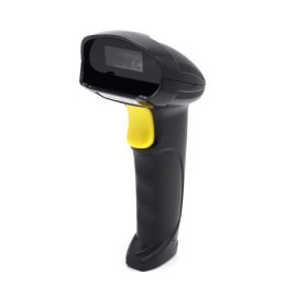 Qoltec 50856 Bezprzewodowy czytnik kodów kreskowych 1D 2D | 2.4GHz