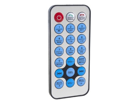 Audiocore AC9100 radio Samochód Cyfrowy Czarny, Czerwony