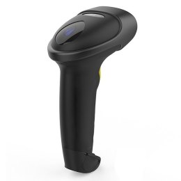 Qoltec Skaner czytnik kodów kreskowych i QR | 1D 2D | USB | Bluetooth