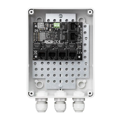BCS BCS-XPOE6/S przełącznik sieciowy Nie zarządzany Fast Ethernet (10/100) Obsługa PoE