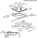 Electrolux KDI641723K Czarny Wbudowany 60 cm Kombi 4 stref(y)