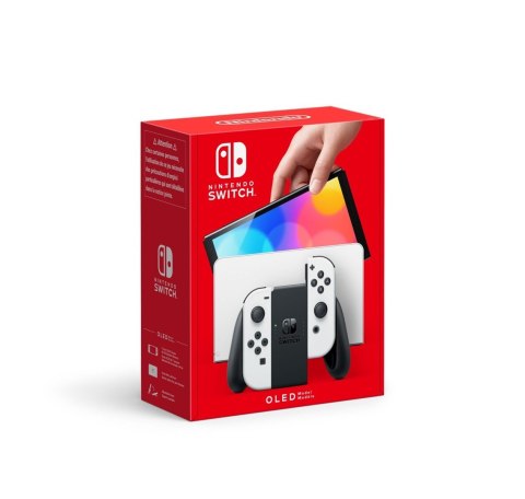 Nintendo Switch OLED przenośna konsola do gier 17,8 cm (7") 64 GB Ekran dotykowy Wi-Fi Czarny, Biały